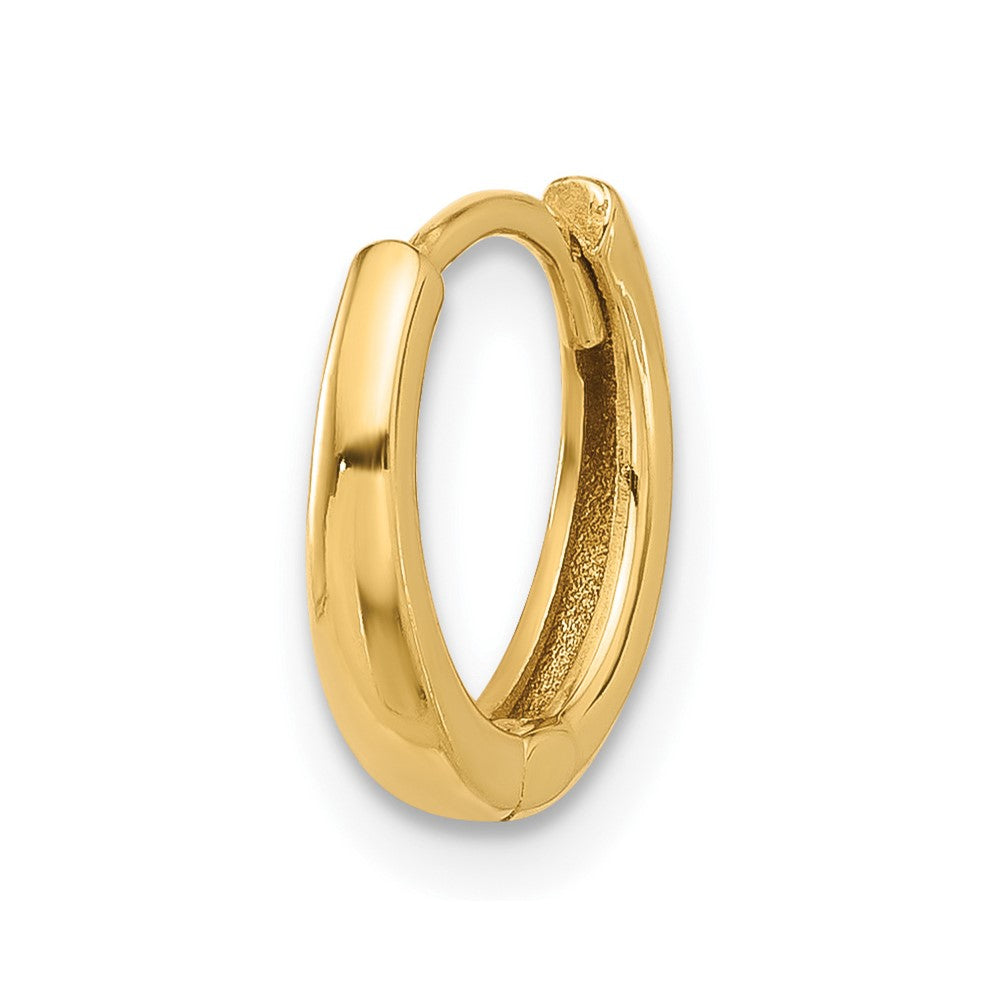 Single 14K Polished Hinged Hoop Earring
