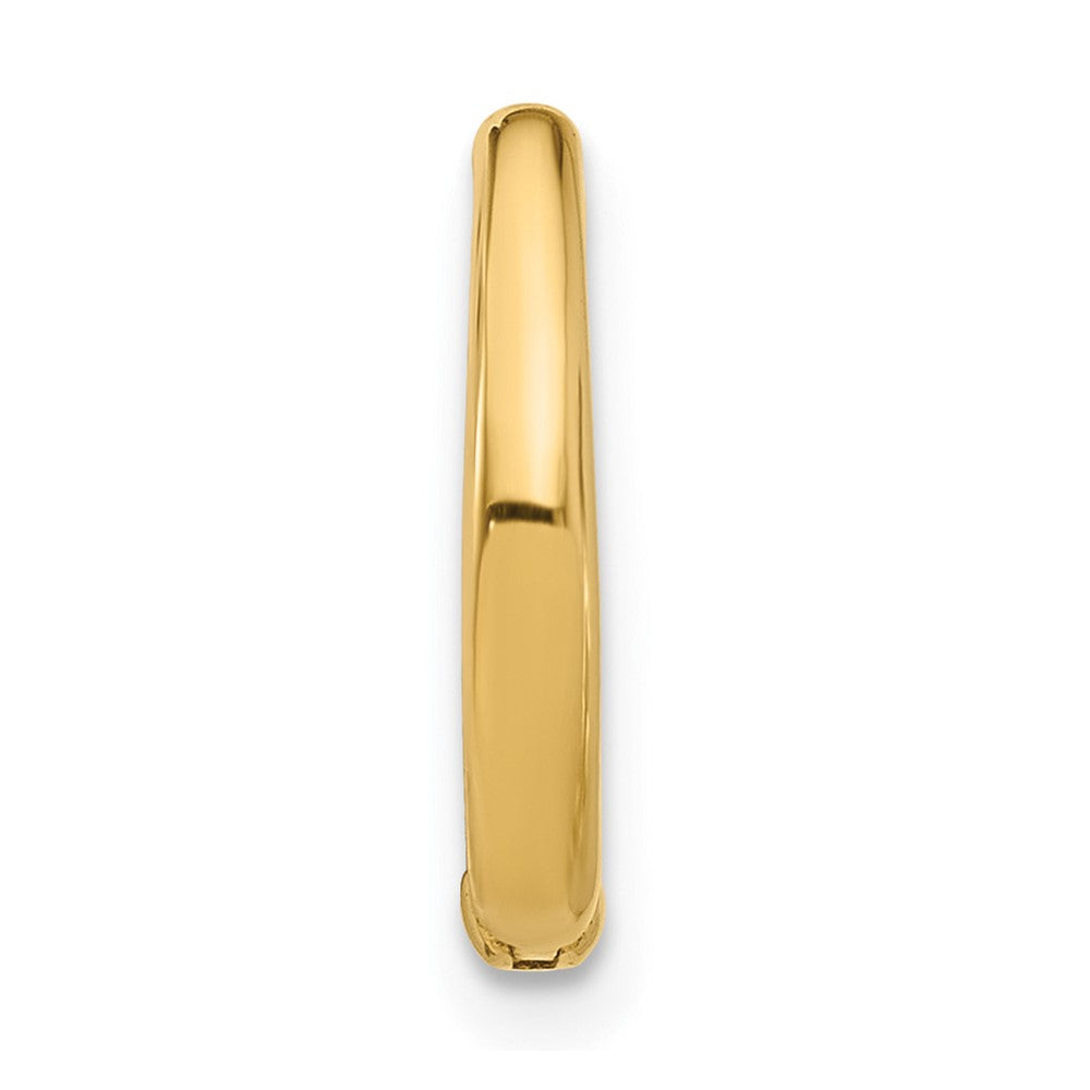 Single 14K Polished Hinged Hoop Earring