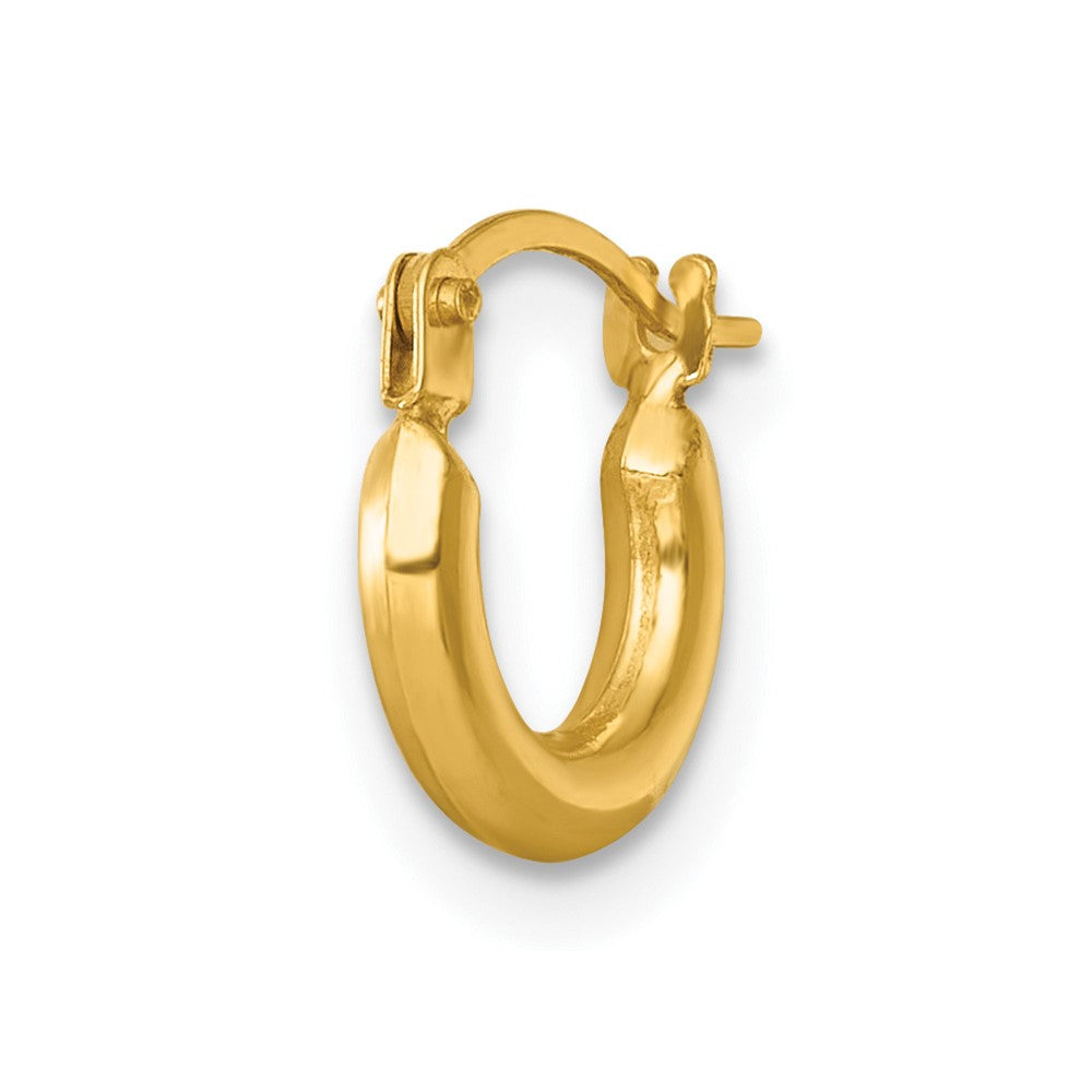 Single 14k Polished 2mm Hoop Earring