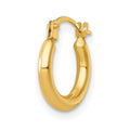 Single 14k Polished 2mm Hoop Earring