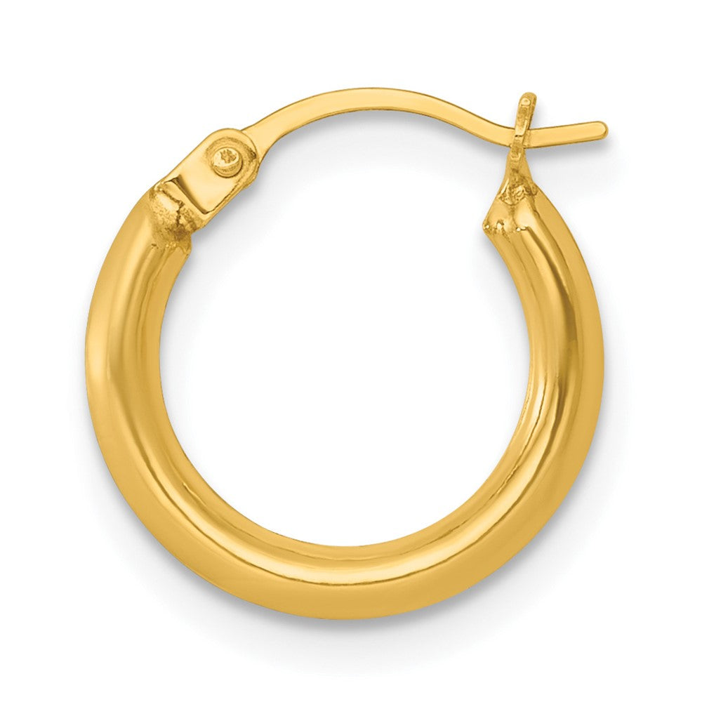 Single 14k Polished 2mm Hoop Earring