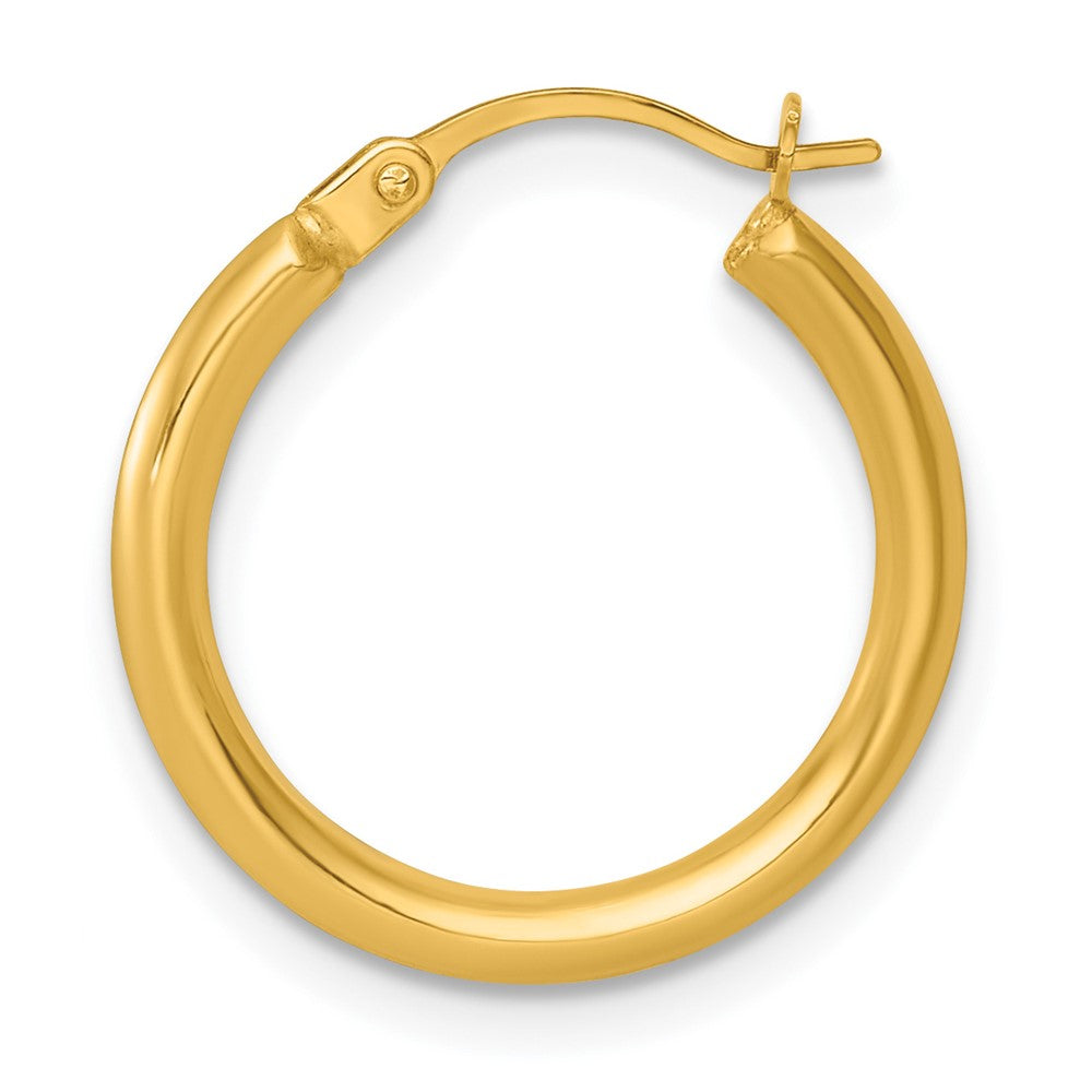 Single 14k Polished 2mm Hoop Earring