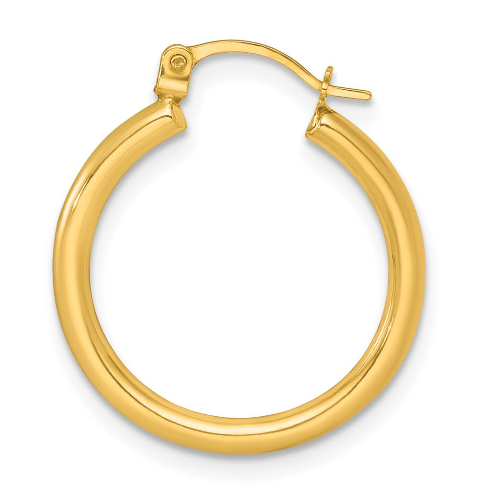 Single 14k Polished 2mm Hoop Earring