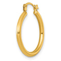Single 14k Polished 2mm Hoop Earring