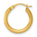 Single 14k Polished 1.5mm Hoop Earring