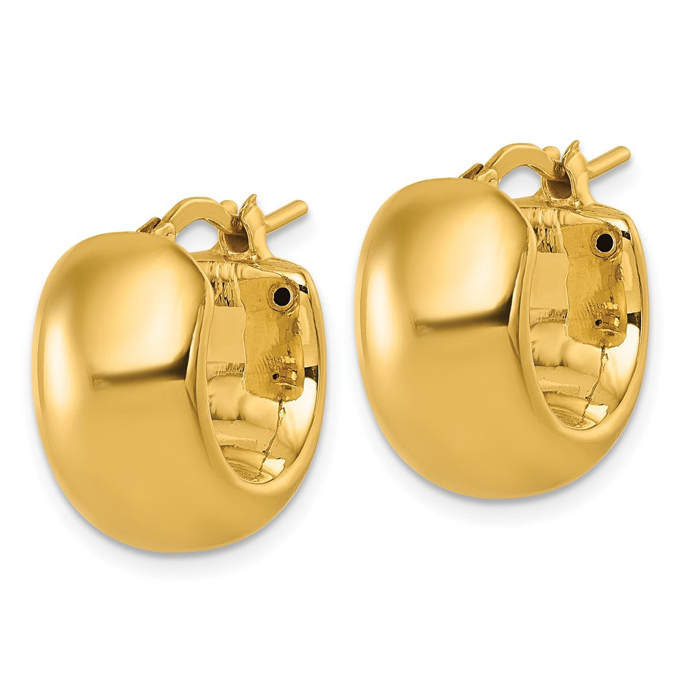 14k Polished Hoop Earrings
