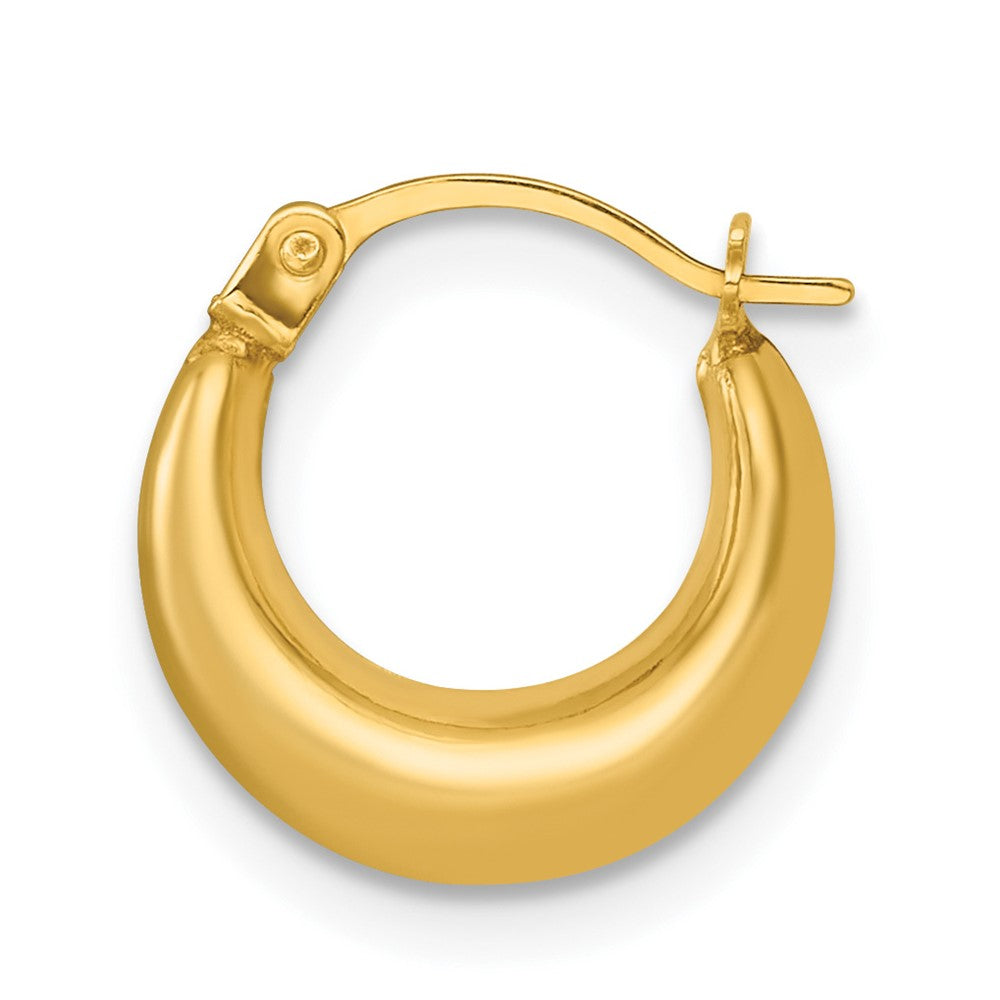 Single 14k Polished 3.8mm Hoop Earring