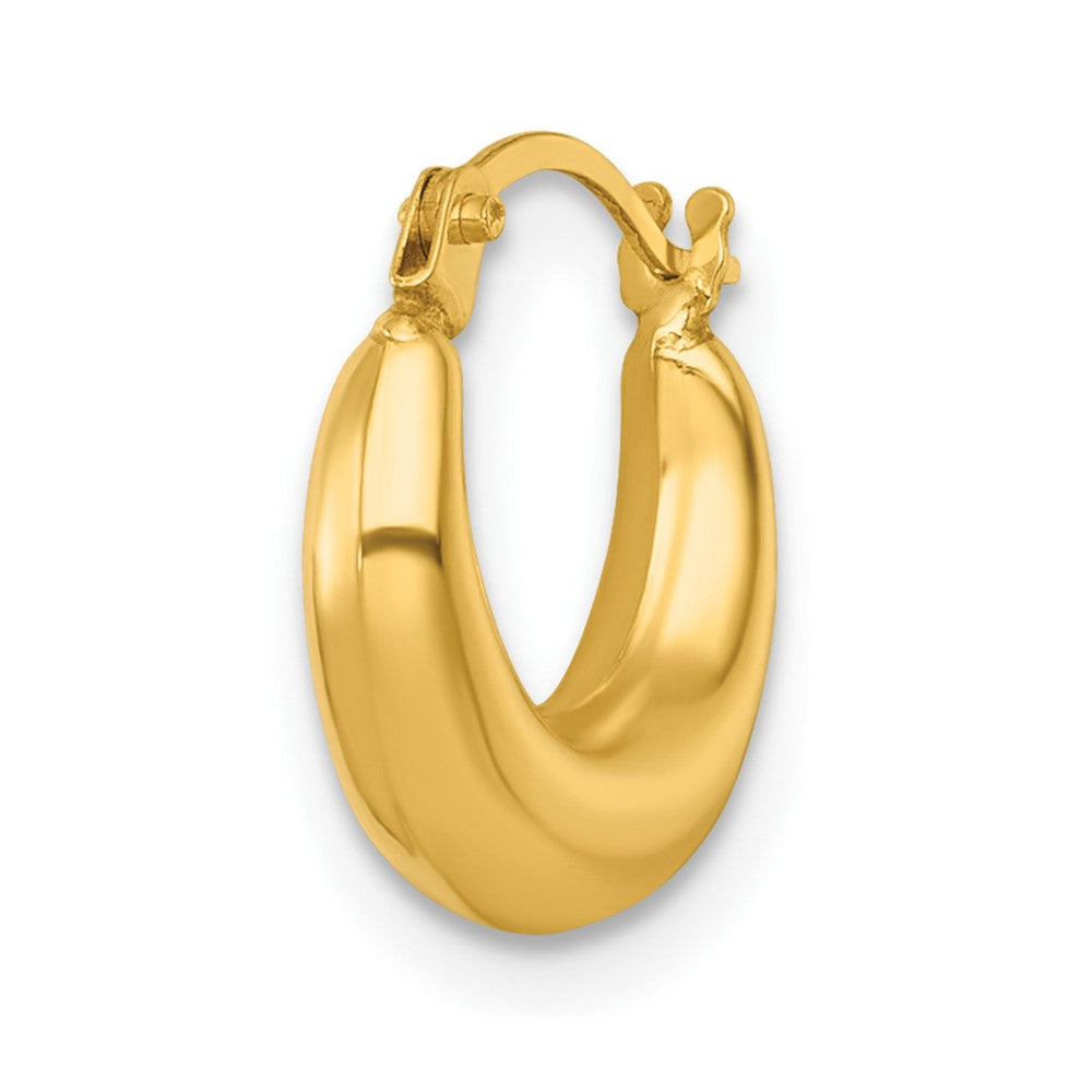 Single 14k Polished 3.8mm Hoop Earring