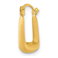 Single 14k Polished 2.25mm Square Hoop Earring