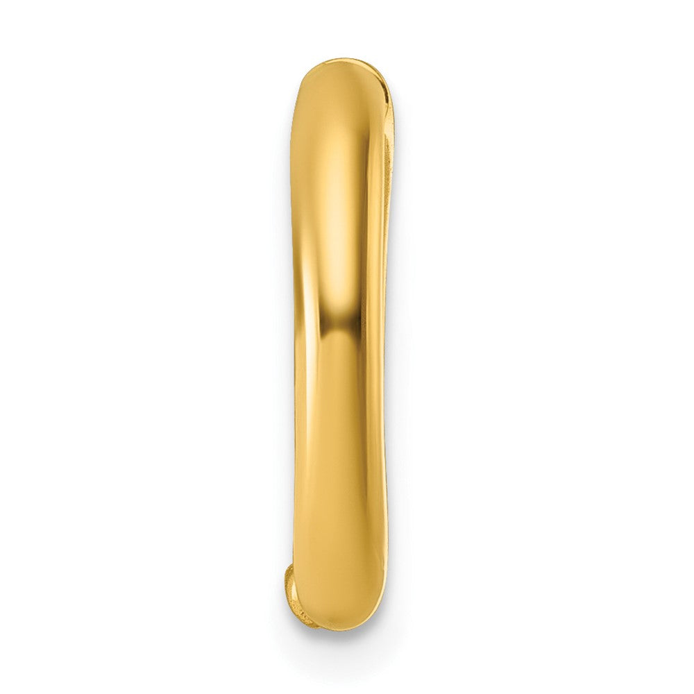 Single 14K Polished Square Endless Hoop Earring