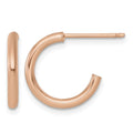 14k Rose Gold 2.0 x 15mm Polished Post Hoop Earrings
