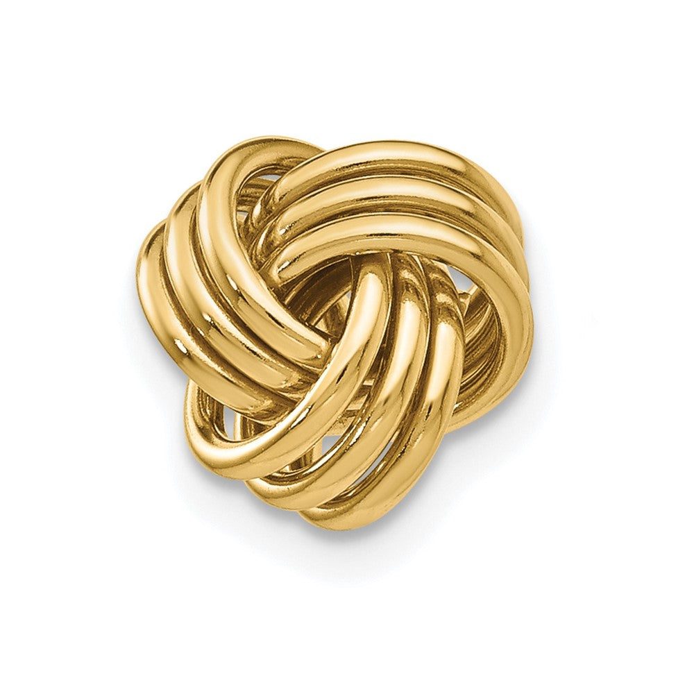 Single 14k Polished Triple Knot Post Earring