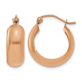 14k Rose Gold Hoop Earrings