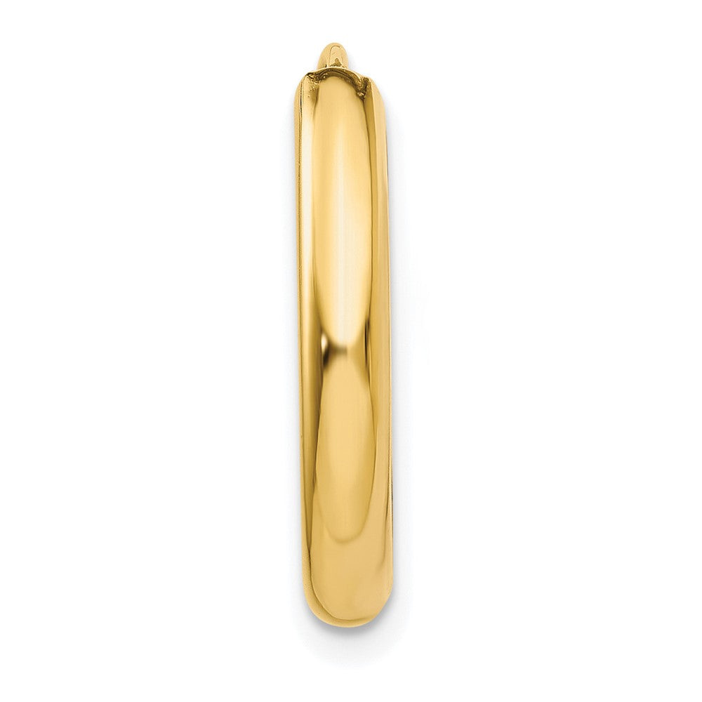 Single 14k 3.00mm Polished Endless Tube Hoop Earring