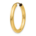 Single 14k 3.00mm Polished Endless Tube Hoop Earring