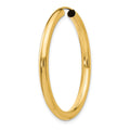 Single 14k 3.00mm Polished Endless Tube Hoop Earring
