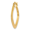 Single 14K Tapered Square Hoop Earring