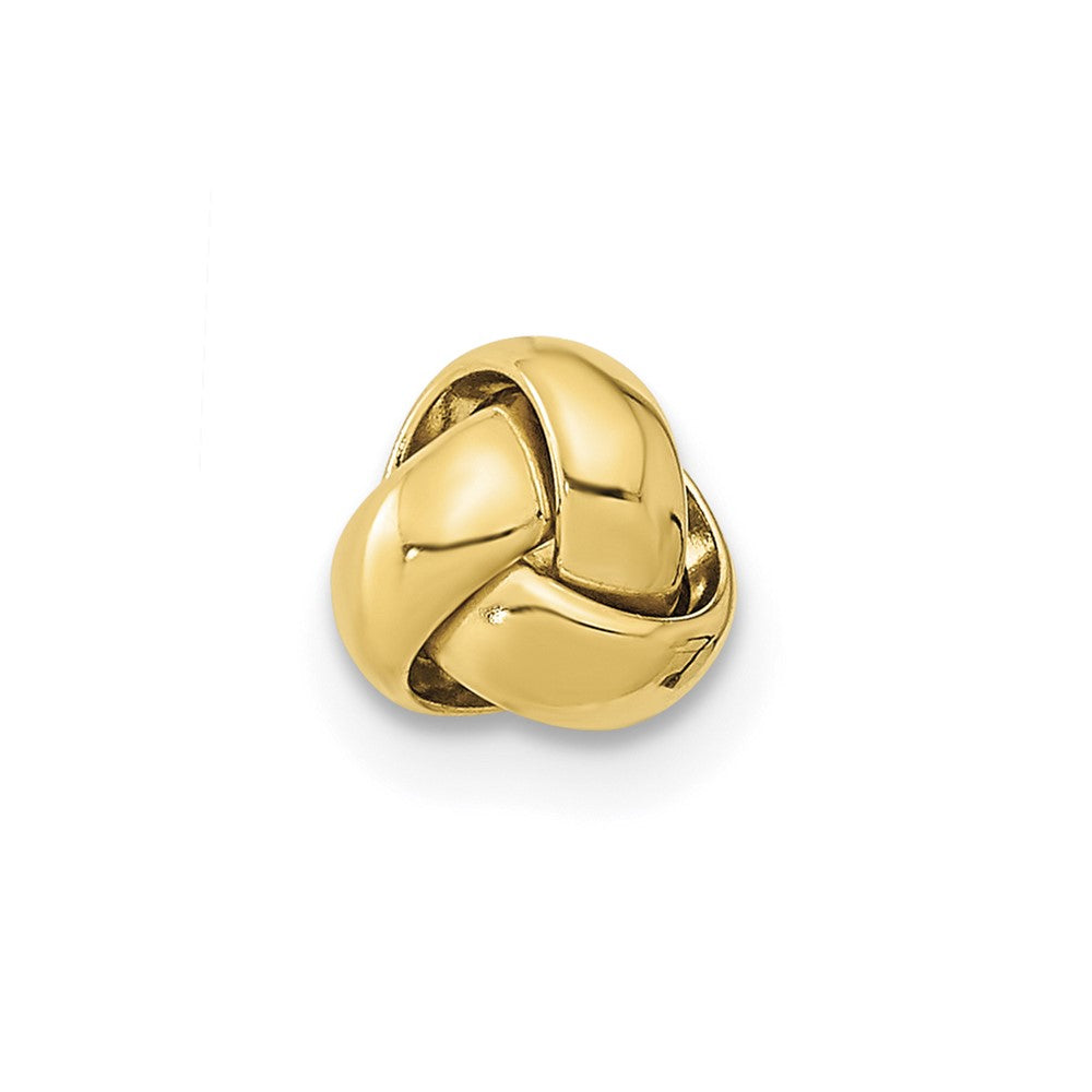 Single 14k Gold Polished Love Knot Post Earring