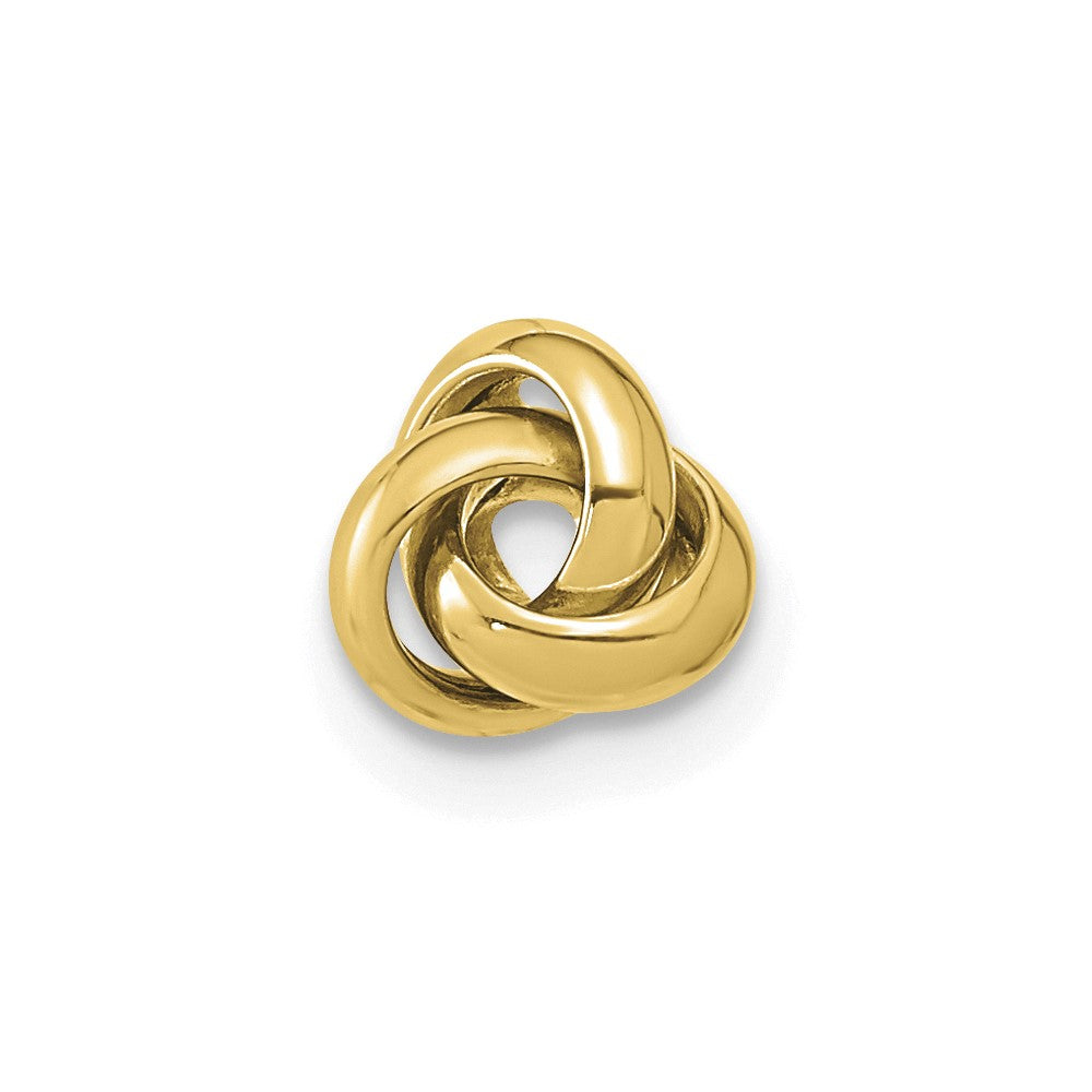 Single 14K Polished Love Knot Post Earring