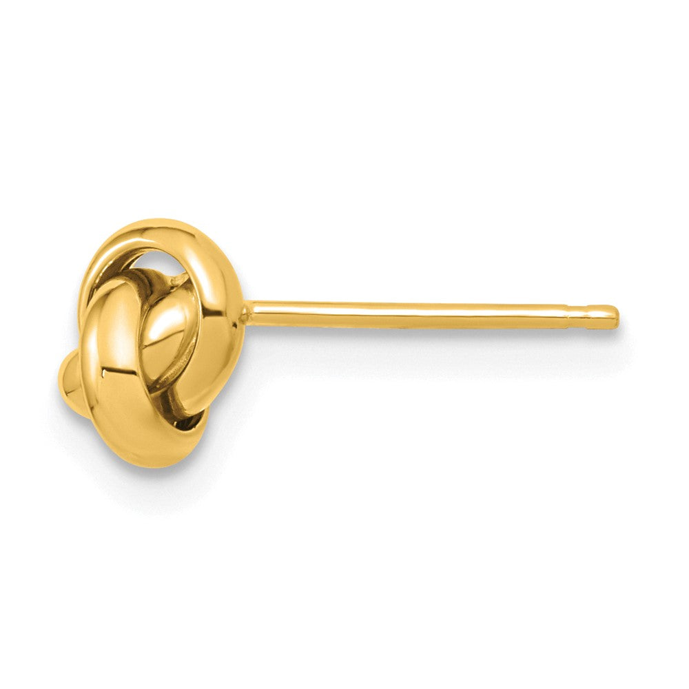 Single 14K Polished Love Knot Post Earring