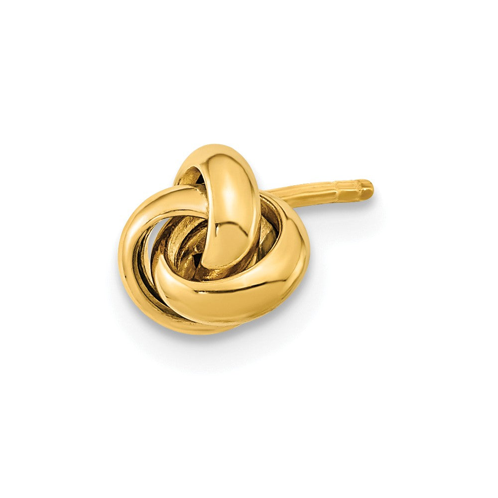 Single 14K Polished Love Knot Post Earring