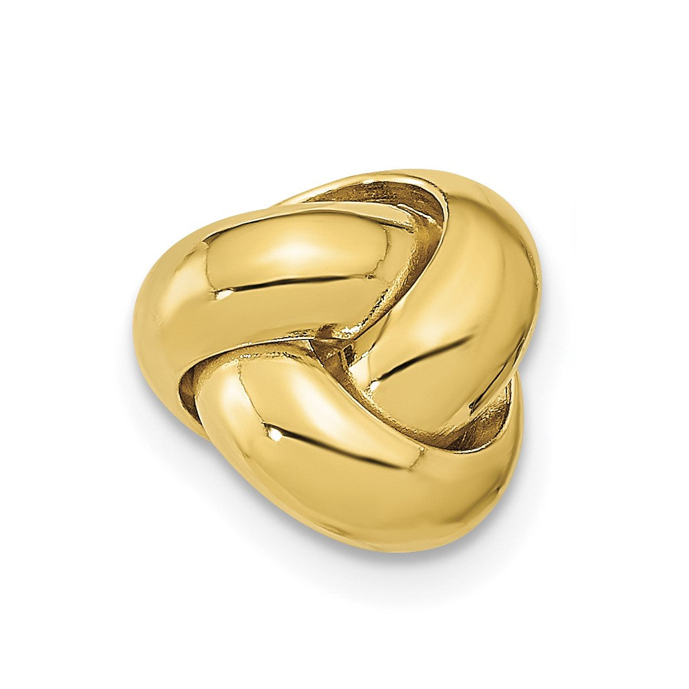 Single 14k Polished Love Knot Post Earring