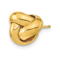 Single 14k Polished Love Knot Post Earring