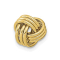 Single 14k Polished Triple Love Knot Post Earring