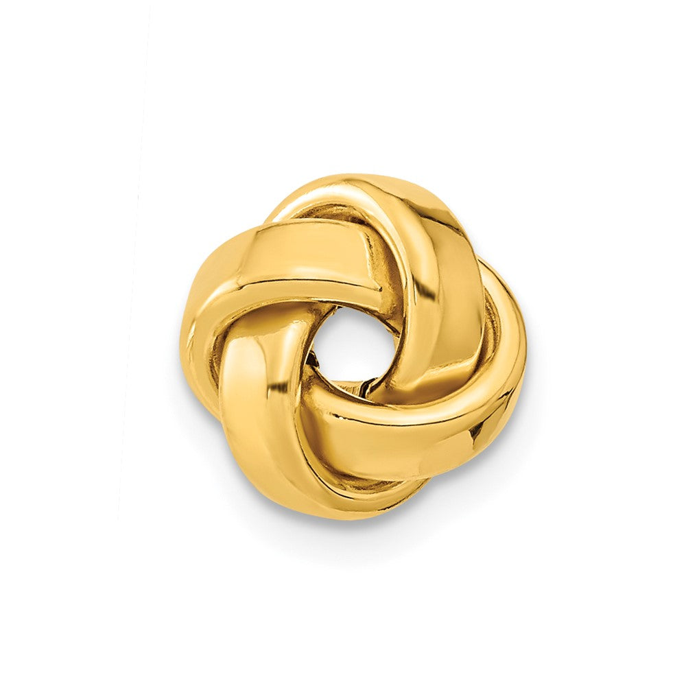 Single 14k Polished Love Knot Post Earring
