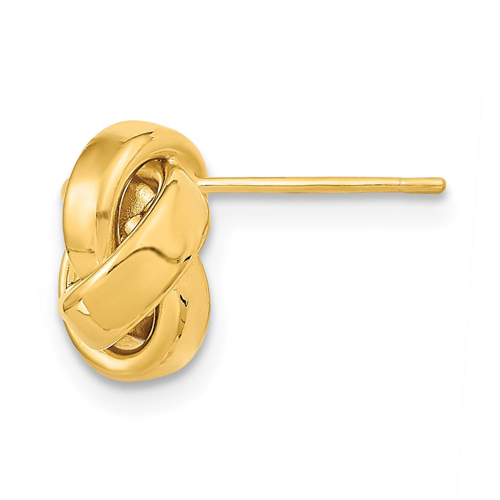 Single 14k Polished Love Knot Post Earring