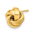 Single 14k Polished Love Knot Post Earring