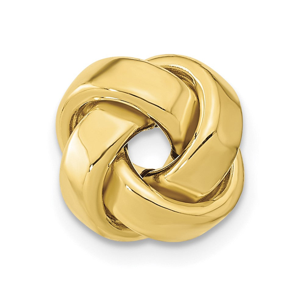 Single 14k Polished Love Knot Post Earring