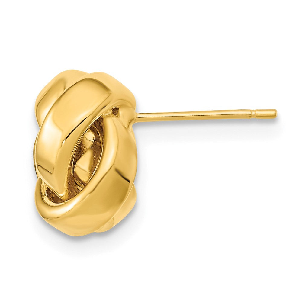 Single 14k Polished Love Knot Post Earring