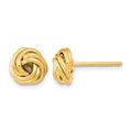 14k Polished Love Knot Post Earrings