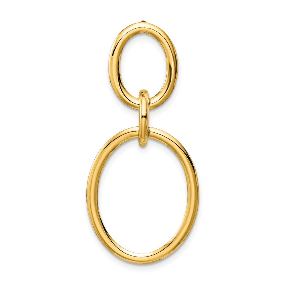 Single 14K Yellow Gold Hoop Earring