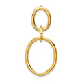 Single 14K Yellow Gold Hoop Earring