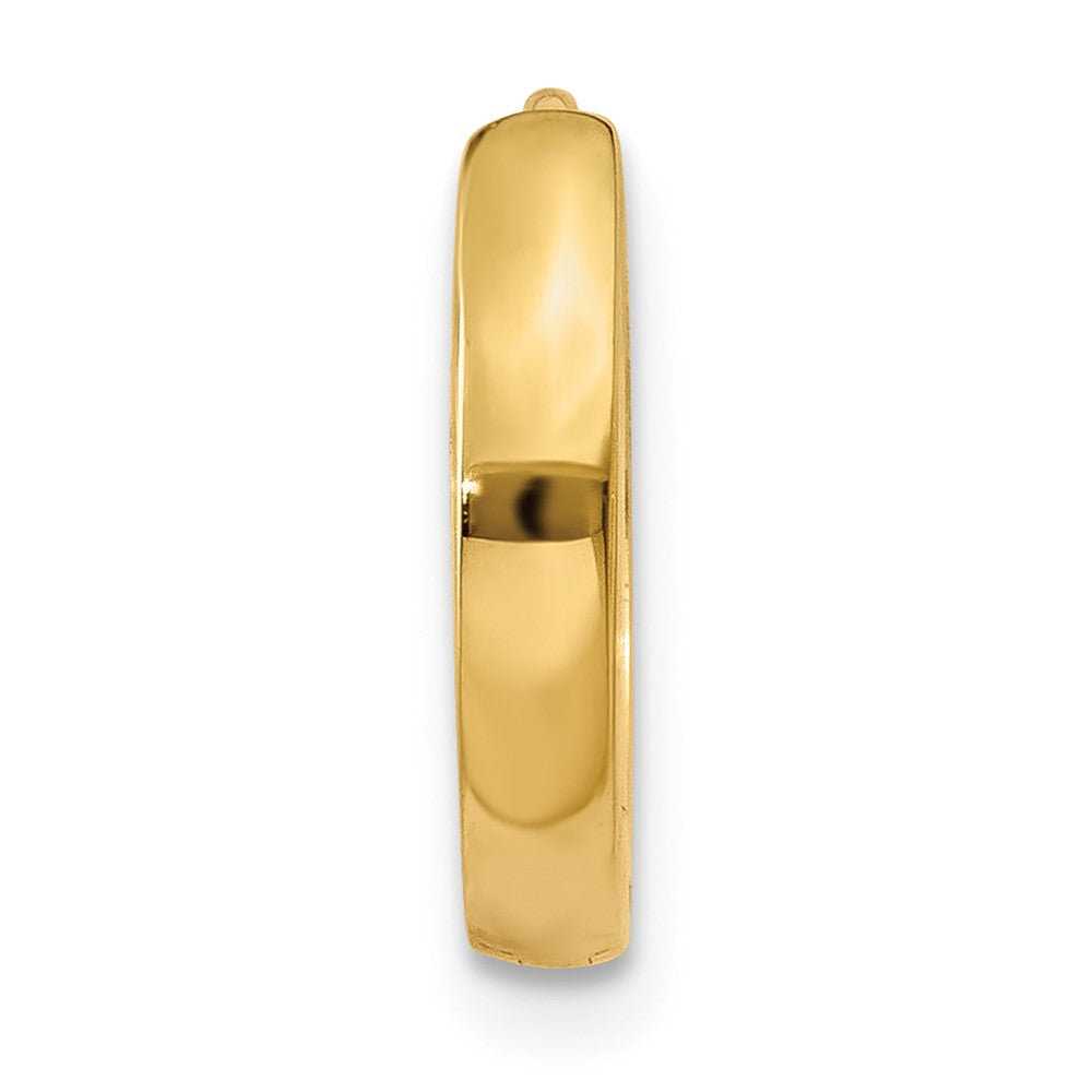Single 14k 1.8mm Round Hinged Hoop Earring