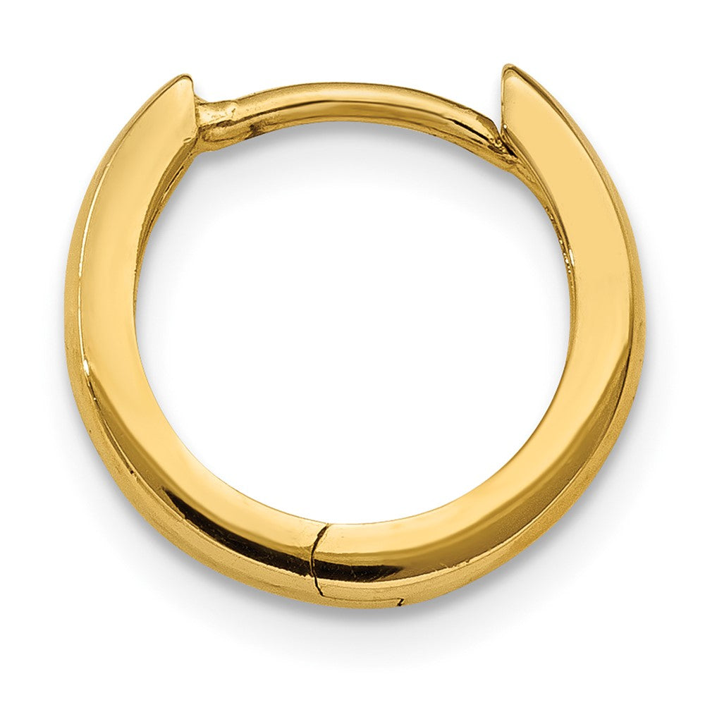 Single 14k 1.8mm Round Hinged Hoop Earring