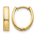 14k Polished Hinged Hoop Earrings