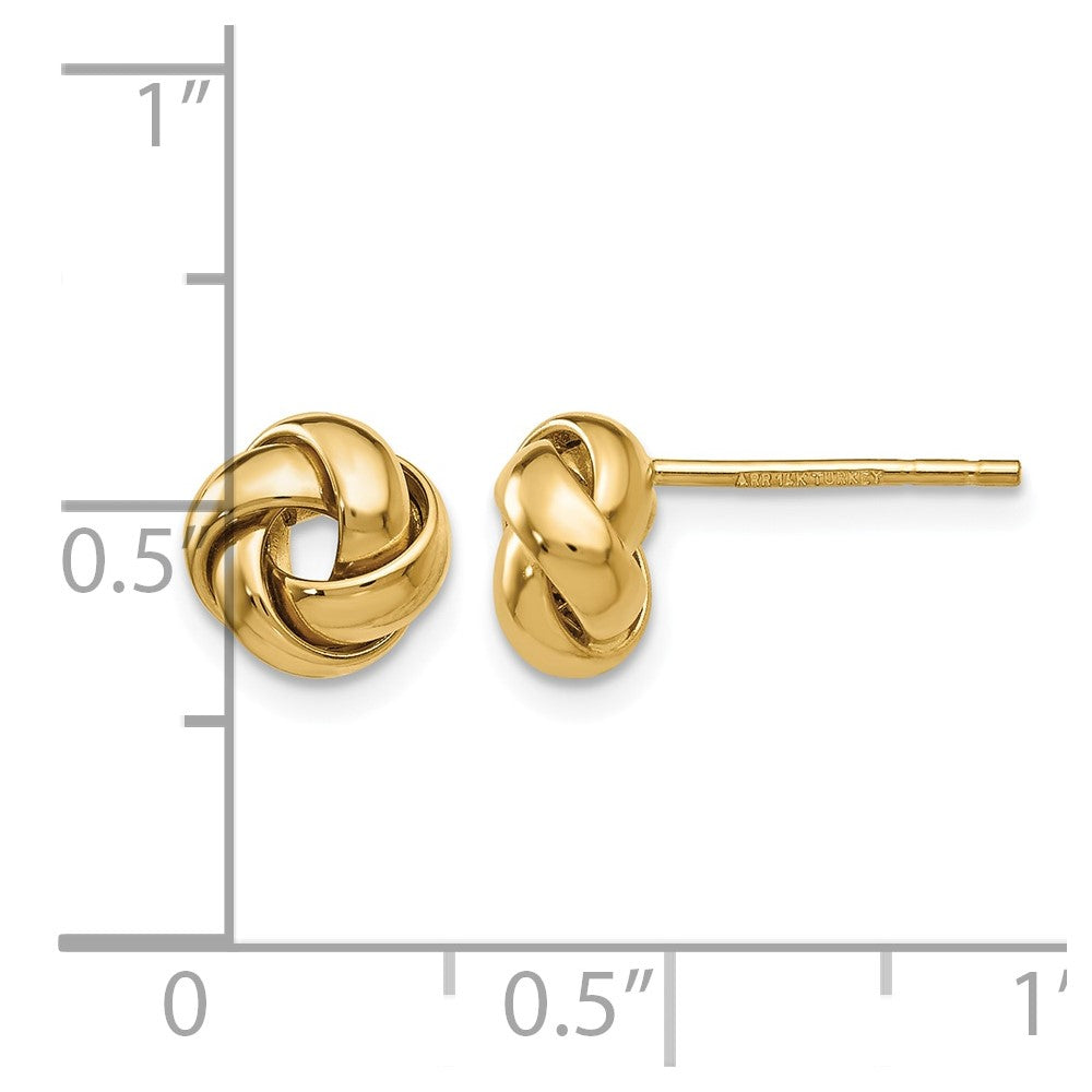 14k Knot Post Earrings