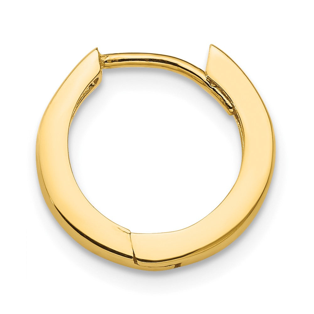 Single 14k Round Hinged Hoop Earring