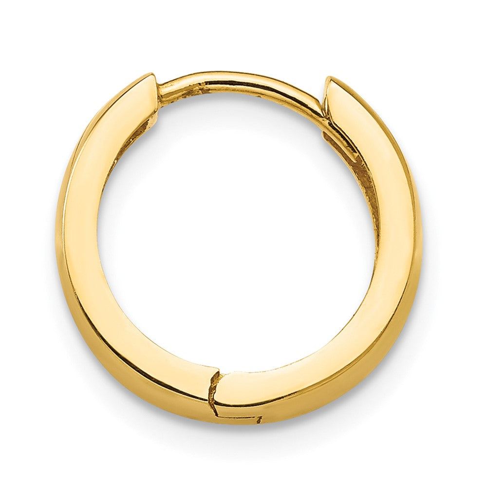 Single 14k Round Hinged Hoop Earring