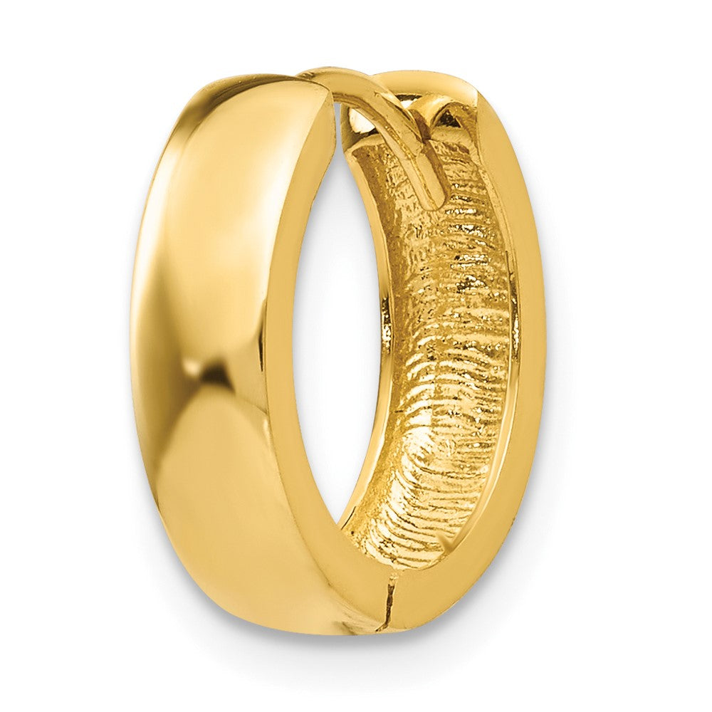 Single 14k Round Hinged Hoop Earring