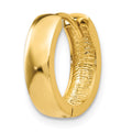 Single 14k Round Hinged Hoop Earring