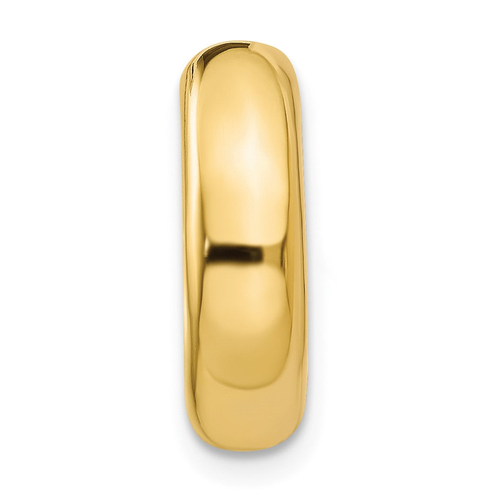 Single 14k Round Hinged Hoop Earring