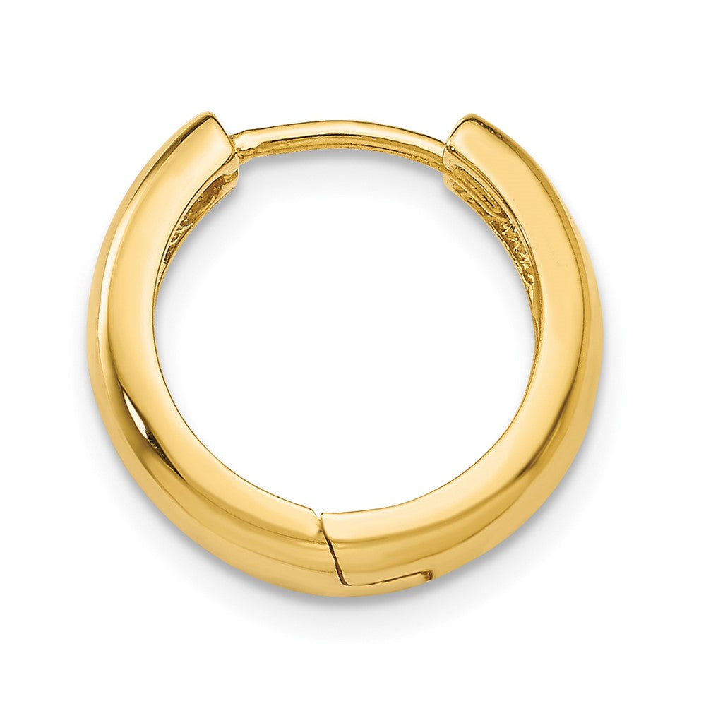 Single 14k Round Hinged Hoop Earring