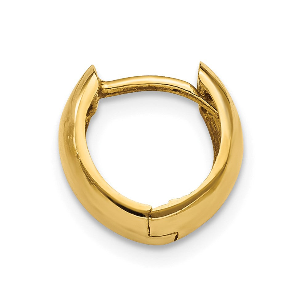 Single 14k Round Hinged Hoop Earring