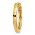 Single 14k Round Hinged Hoop Earring
