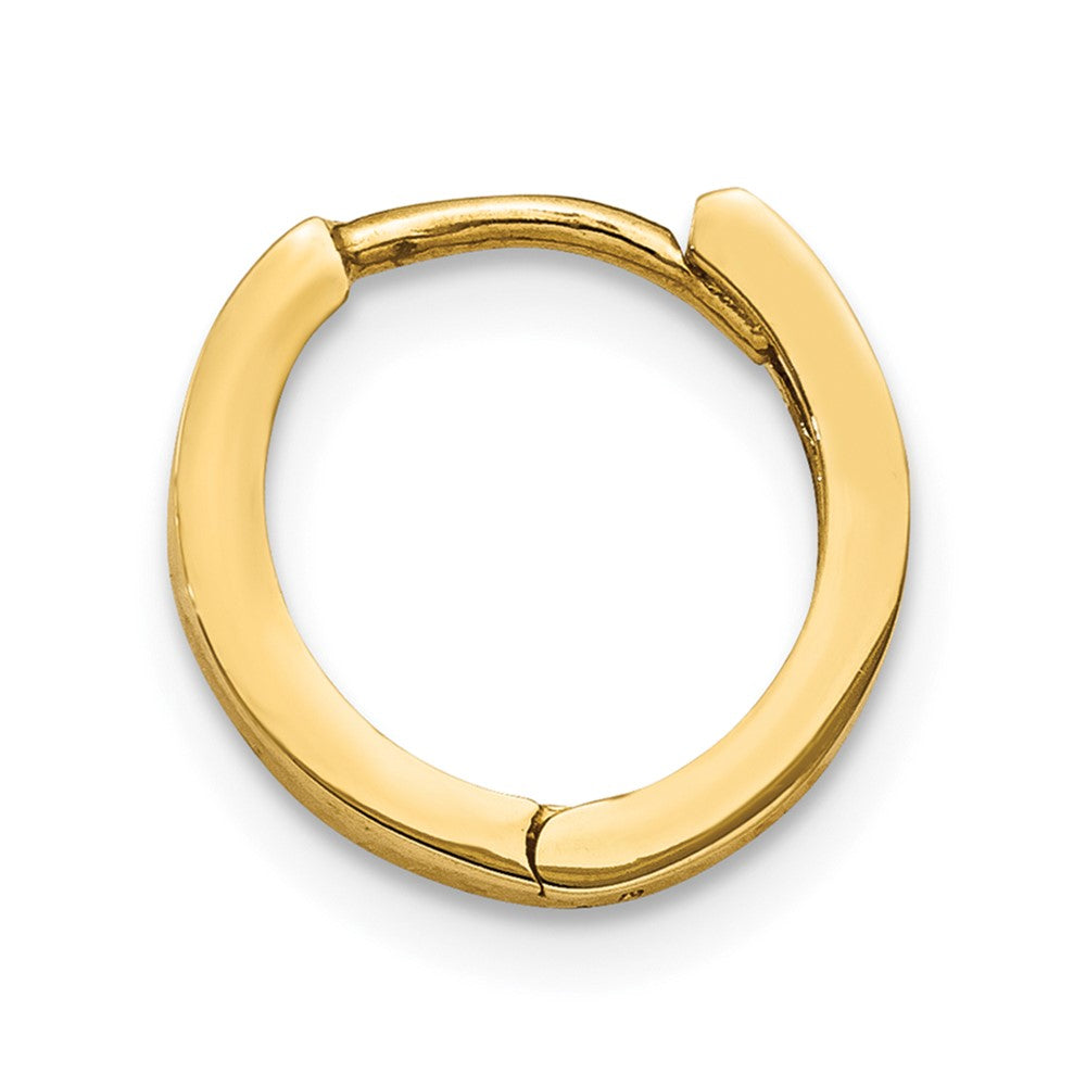 Single 14k Round Hinged Hoop Earring