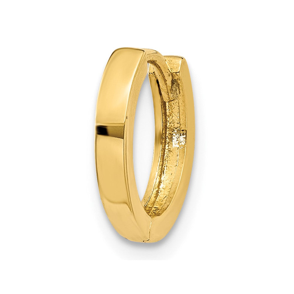 Single 14k Round Hinged Hoop Earring